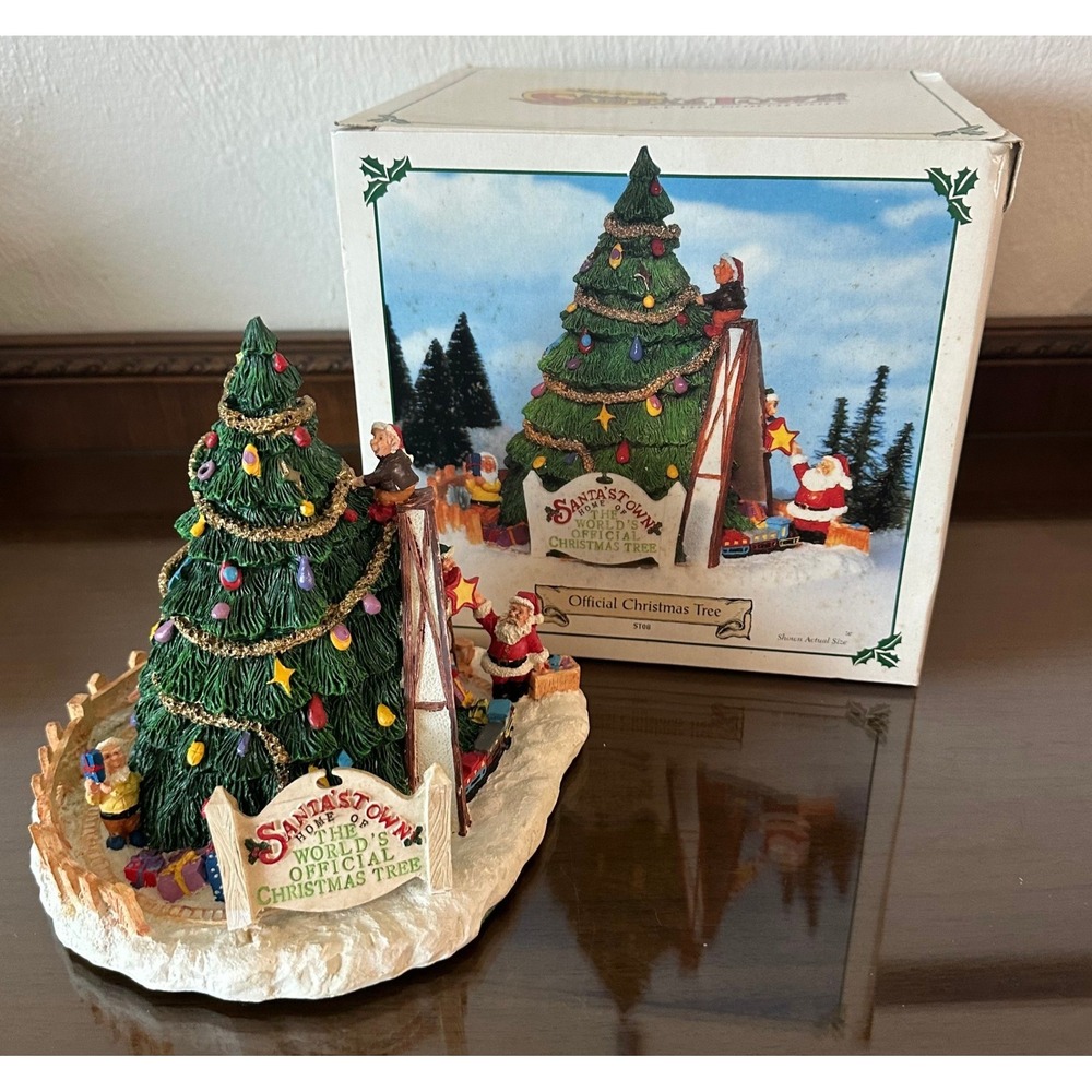 Santas Town Official Christmas Tree Figurine 1995 International Resourcing S108